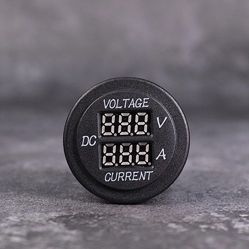 DAMAVO DC voltmeter and ammeter digital Dash Flush mounting Boat Marine parts