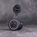 Application of DAMAVO E-mark 9-36V Dual USB C Car Charger YM1218