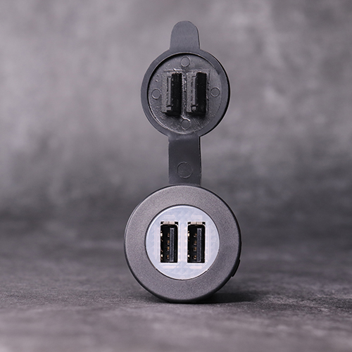 USB-Ladesteckdose Unterputzmontage Auto-Zigarettenanzünder-Ladegerät