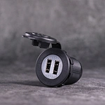 تطبيق DAMAVO Motorcycle Dual USB Port YM1106-2.1A-WWB