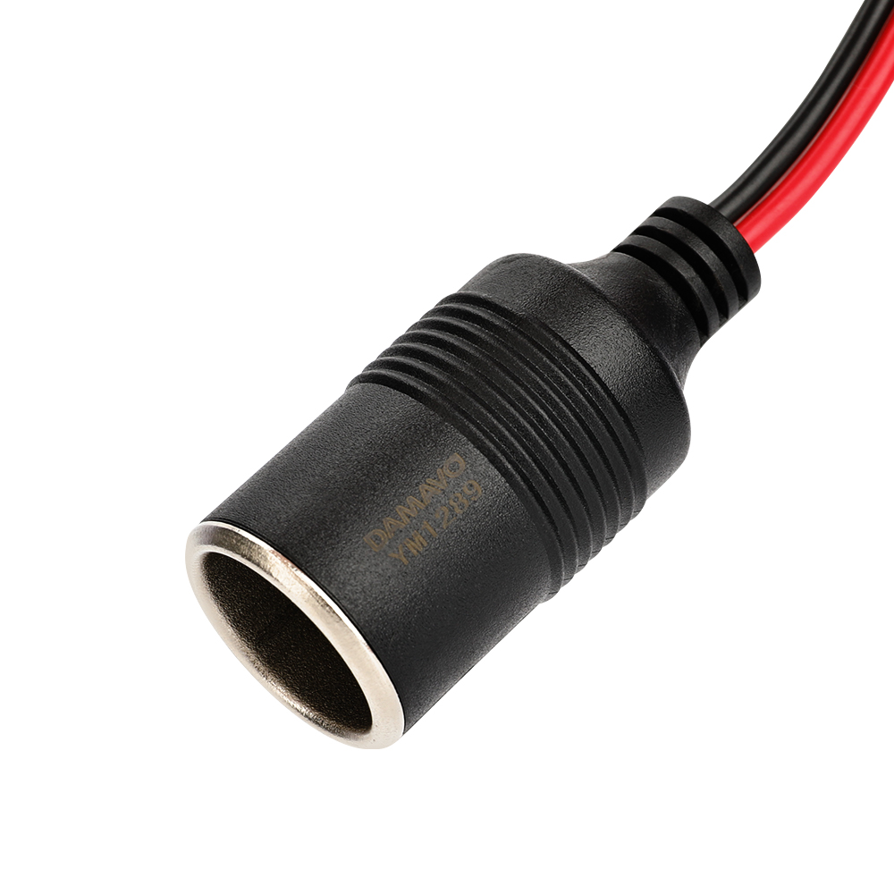 Battery powered extension cord with inline fuse Car charger extension