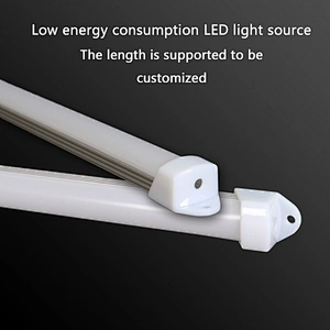DAMAVO RV ไฟแคมป์บาร์ 12V LED สำหรับ Motorhome Aluminium PC cover