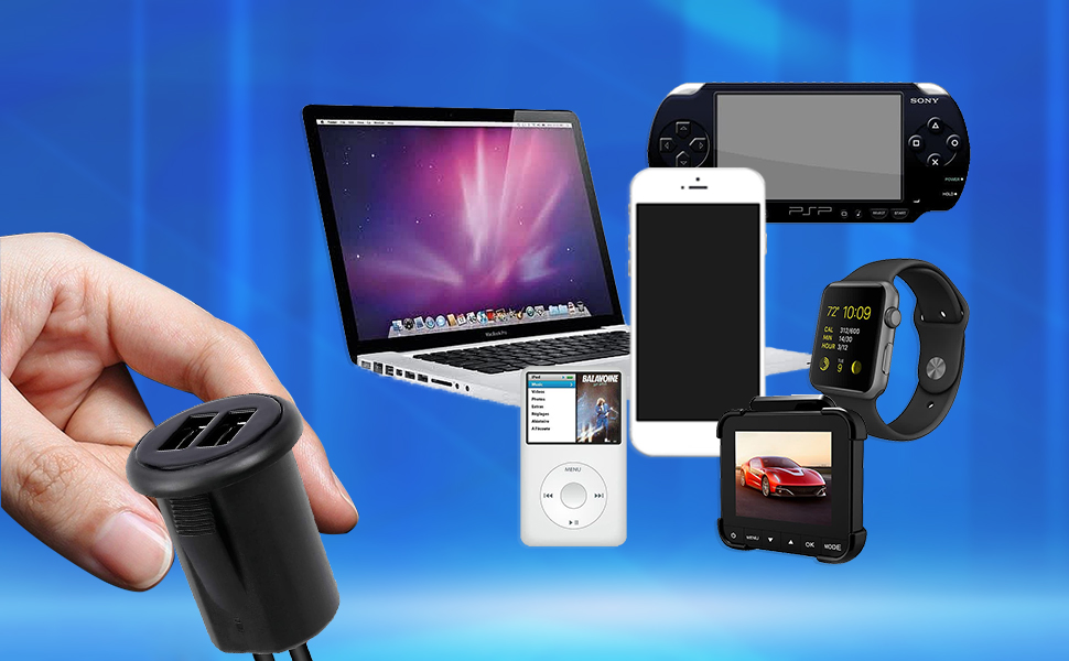car charger extension cable, flush mount USB port for cars, and car dash flush mount USB for sales