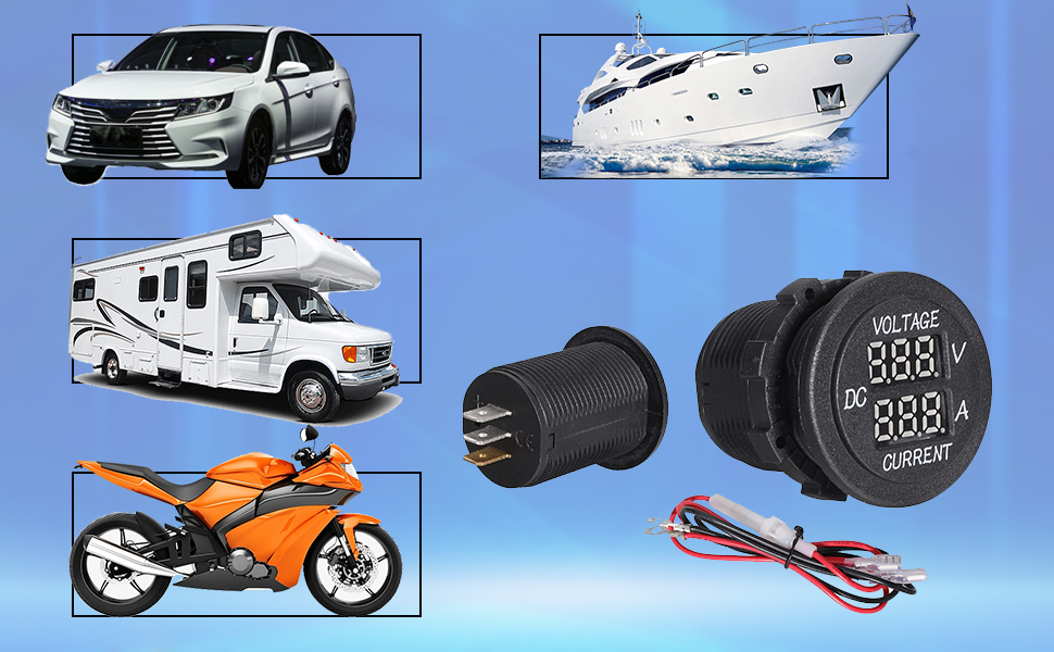 digital ampere meter，volt amp meter,voltmeter and ampere meter factory-DAMAVO