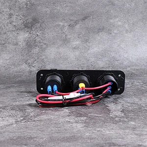 DAMAVO 12V デュアル USB コンセント 船舶用充電器ソケット ロッカー スイッチ パネル