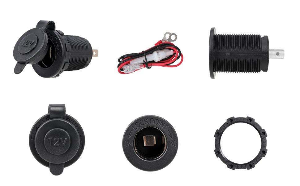 toma de corriente del coche, toma de corriente de 12v, Toma de corriente de 12v para coche form DAMAVO