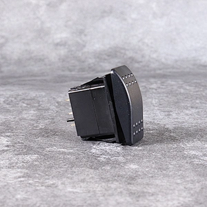 DAMAVO On off on rocker switch Waterproof Marine 12 volt momentary