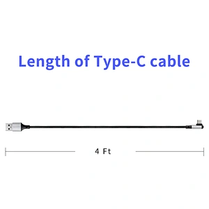 DAMAVO Fast charging USB cable C charger cord 3 in 1 braid wire