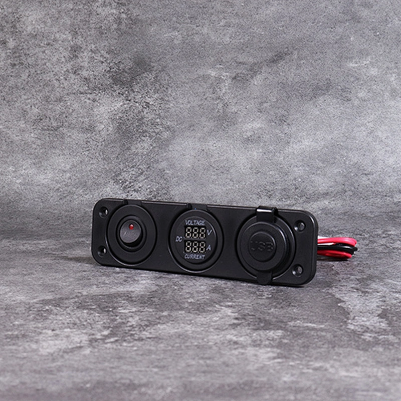 DAMAVO 12V デュアル USB コンセント 船舶用充電器ソケット ロッカー スイッチ パネル