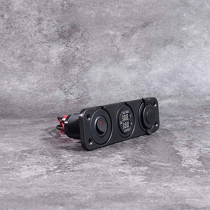 DAMAVO 12V デュアル USB コンセント 船舶用充電器ソケット ロッカー スイッチ パネル