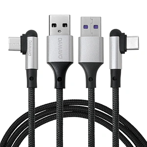 DAMAVO cabo USB de carregamento rápido C Cabo do carregador 3 em 1 fio trançado