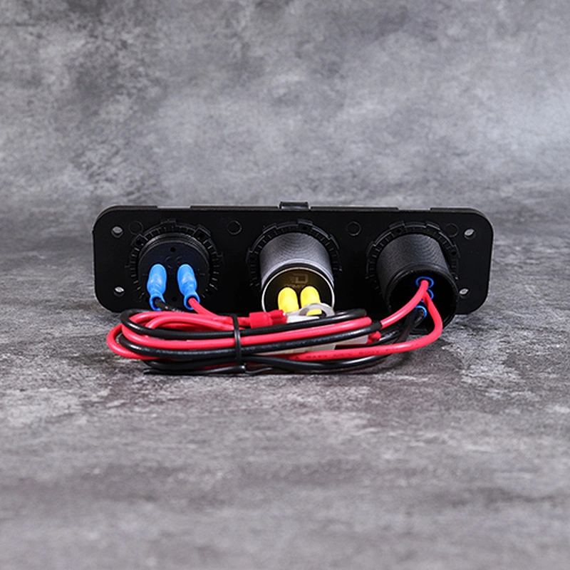 DAMAVO Marine USB C Outlet Voltmeter 12V power Swtich control