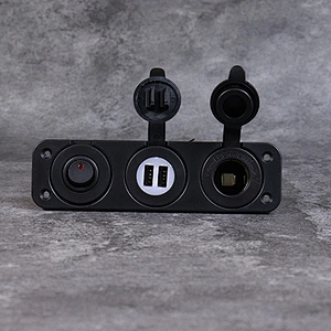 DAMAVO RV USB Plug USB Socket Car Charger Panel Marine USB outlet