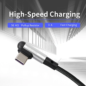 DAMAVO Fast charging USB cable C charger cord 3 in 1 braid wire