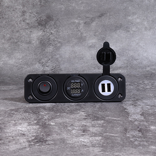 DAMAVO 12V デュアル USB コンセント 船舶用充電器ソケット ロッカー スイッチ パネル