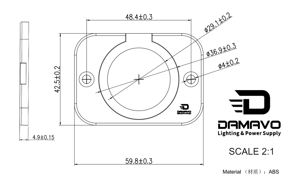 montagem em painel usb, montagem em painel, montagem em painel usb c-DAMAVO