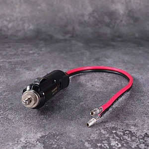 Enchufe de encendedor de 12 V DAMAVO 12 voltios 15 amperios fusionado con cables