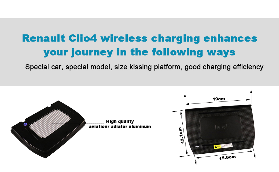 DAMAVO fast car wireless charger, wireless charging car charger ,15w wireless car charger