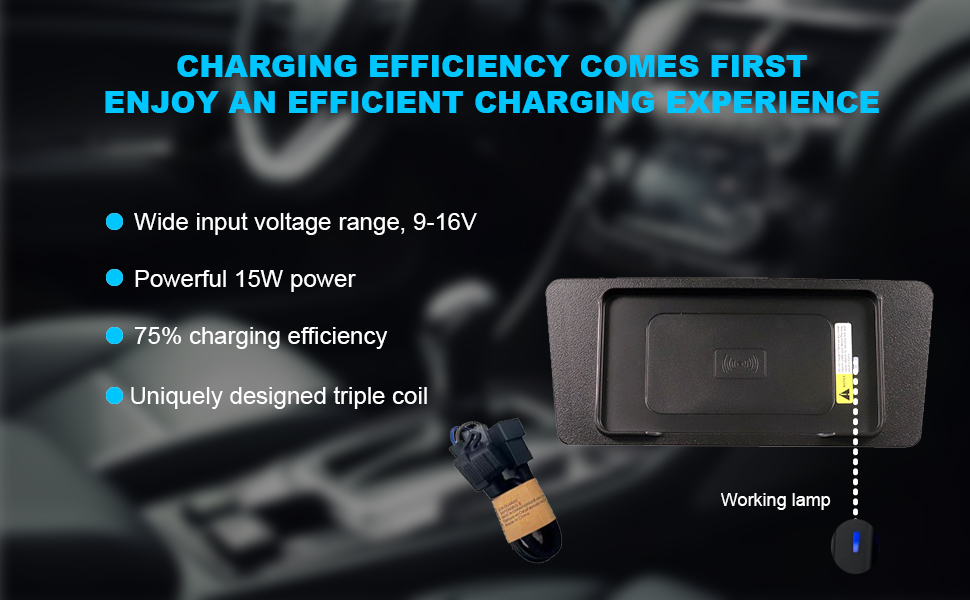 wireless cell phone charger for car ,wireless fast car charger, 15w wireless charger car
