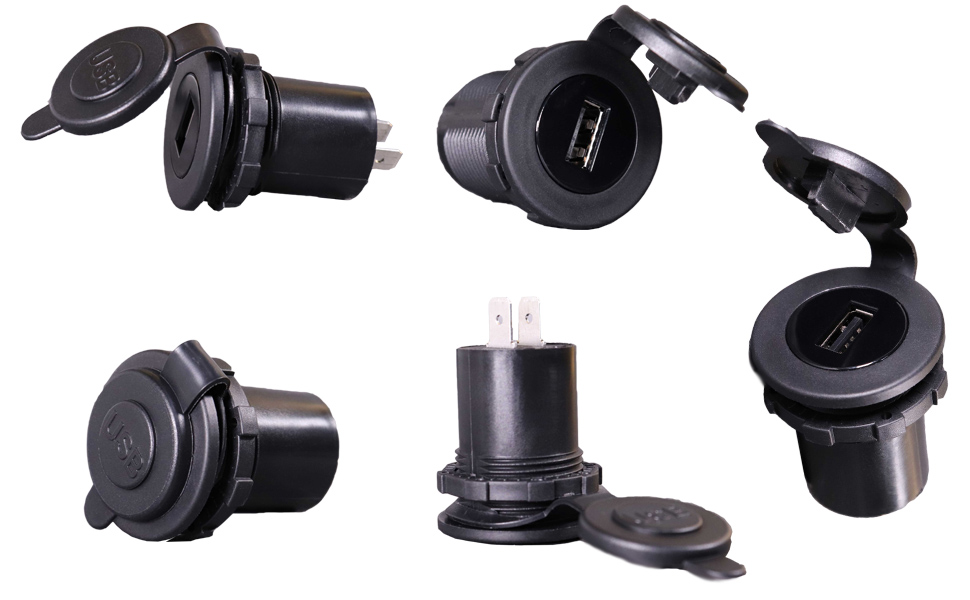 High-quality ที่ชาร์จในรถ USB, ที่ชาร์จโทรศัพท์มือถือในรถยนต์, อแดปเตอร์ที่จุดไฟในรถ
