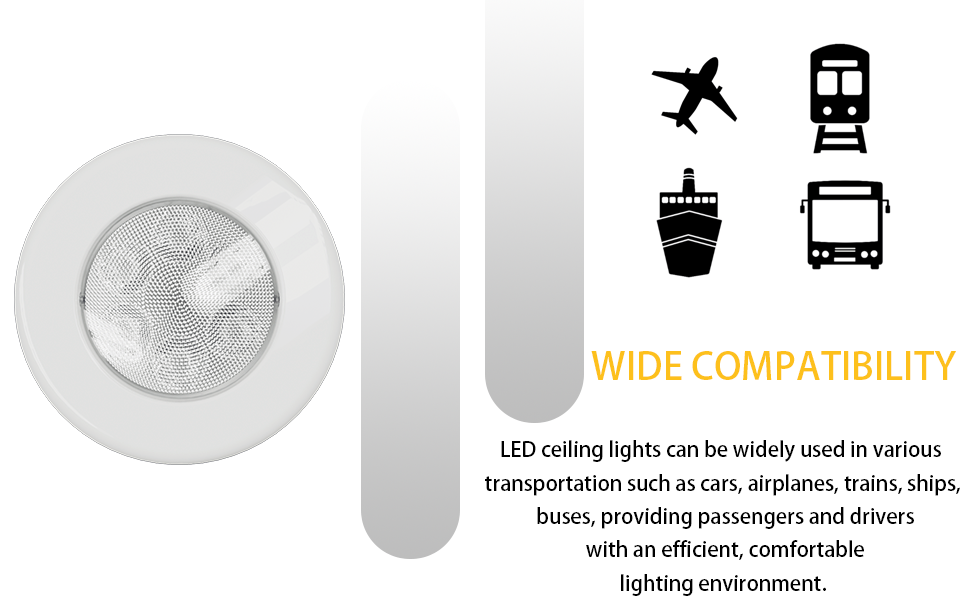 CE 12 volt interior lighting, upgrading rv interior lights to led, caravan led interior lights