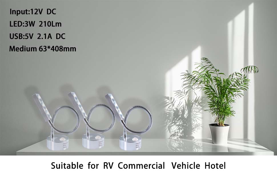 high-quality Lámpara de CC de 12 V, pantallas de lámpara de RV, mini LED de 12 V