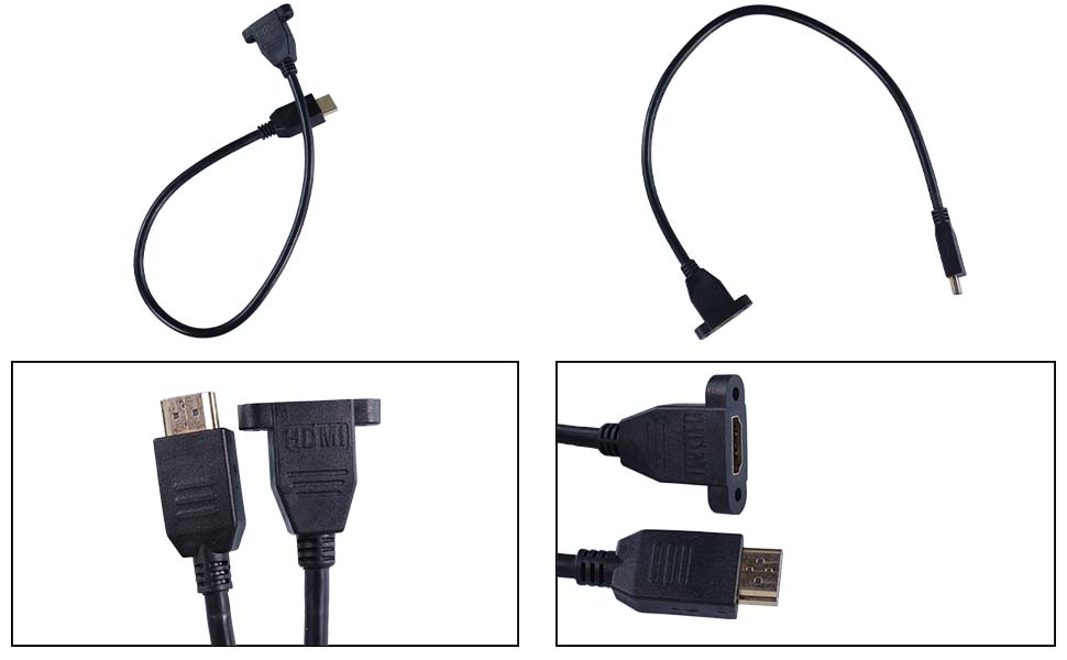 DAMAVO cabo hdmi macho para fêmea, conector hdmi fêmea, hdmi macho para fêmea