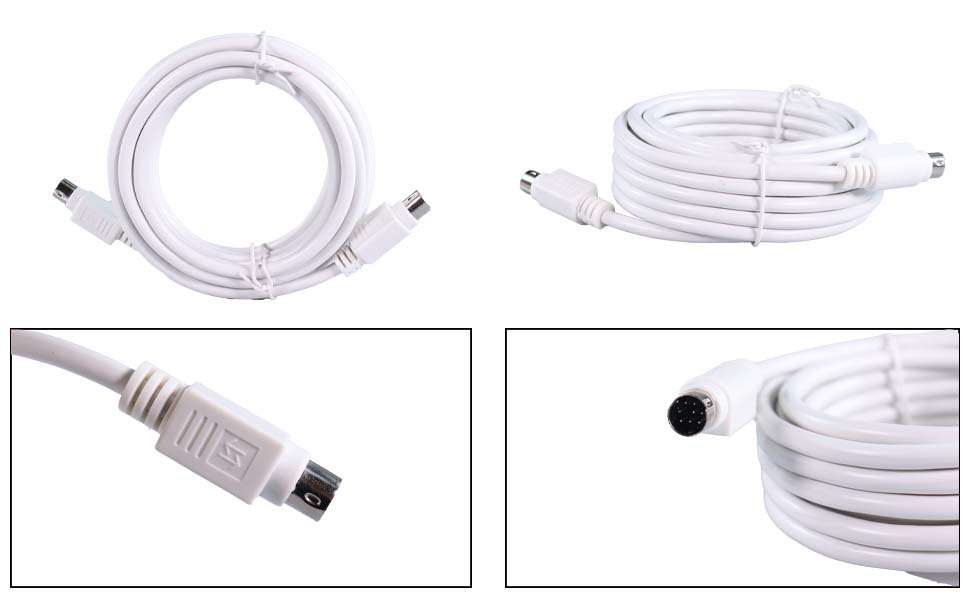 DAMAVO 8-Pin-Kabel, 8-Pin-DIN, 8-Pin-Mini-DIN-Kabel