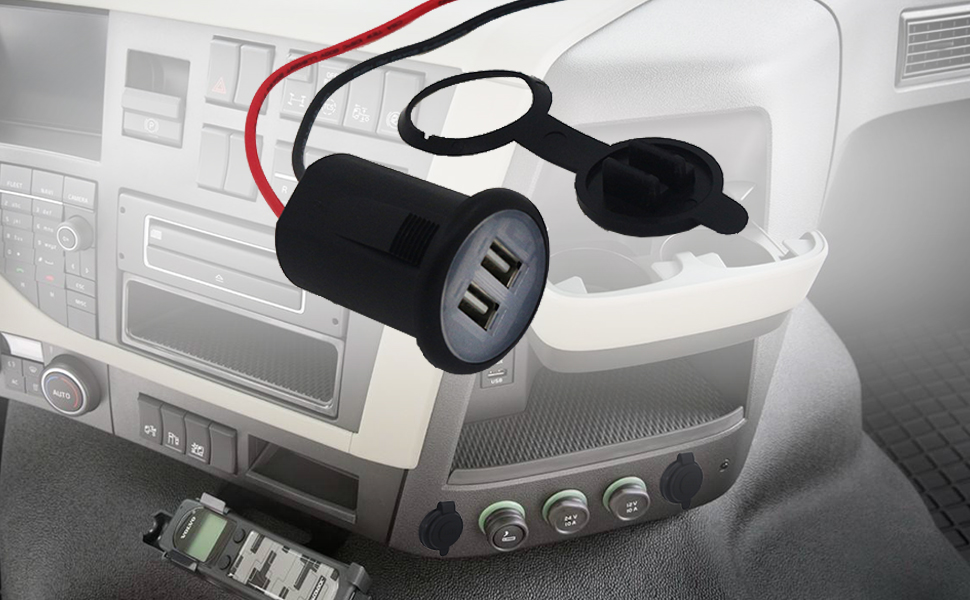 Remplacement allume-cigare USB, Adaptateur USB chargeur de voiture, chargeur USB plus léger factory