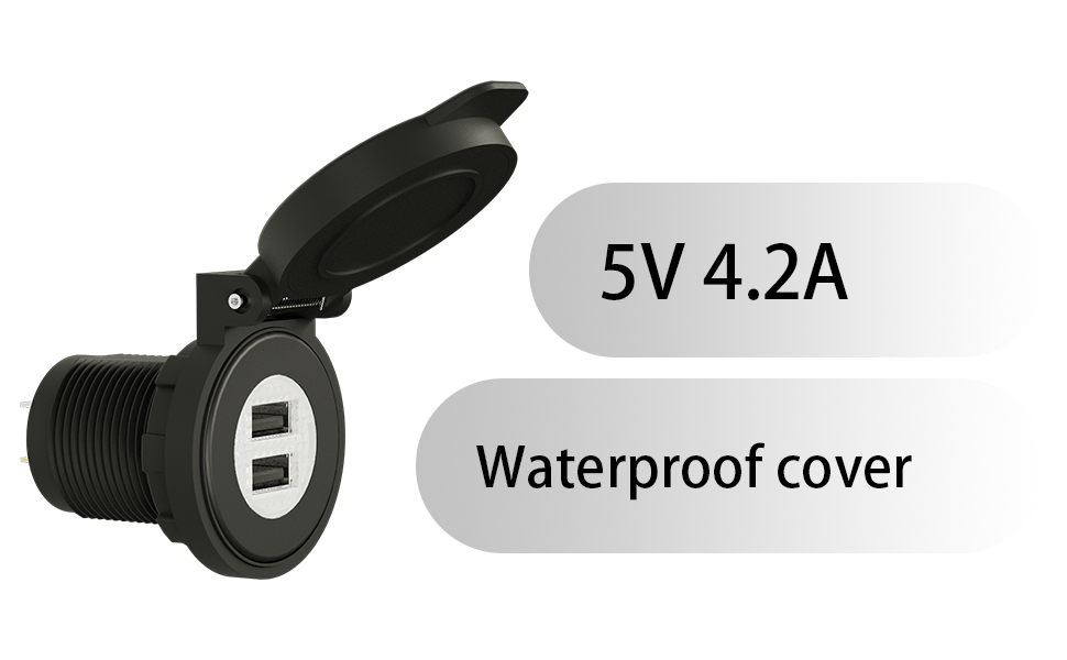waterproof usb outlet