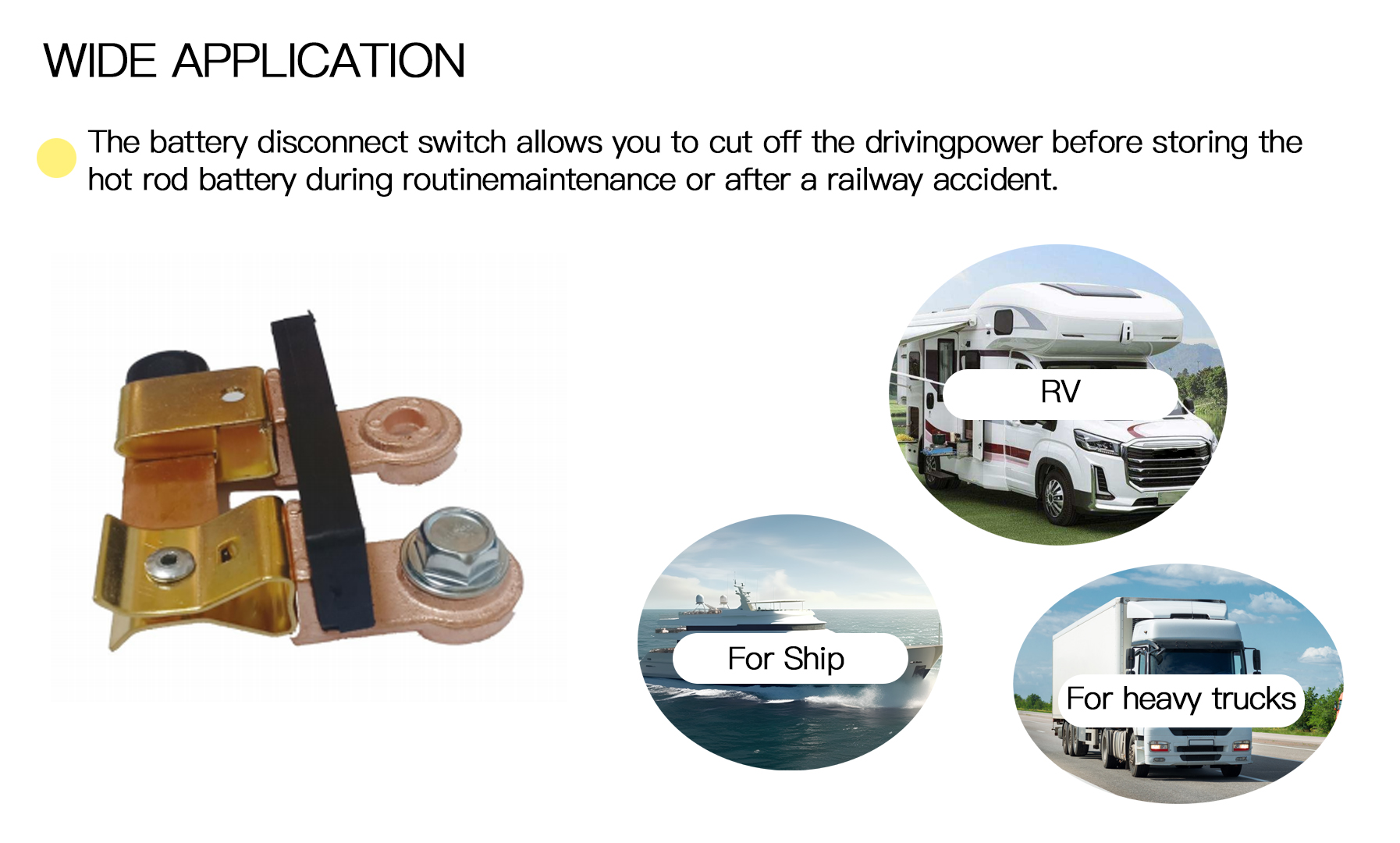 DAMAVO battery cutoff switch,battery disconect switch,automotive battery cutoff switch