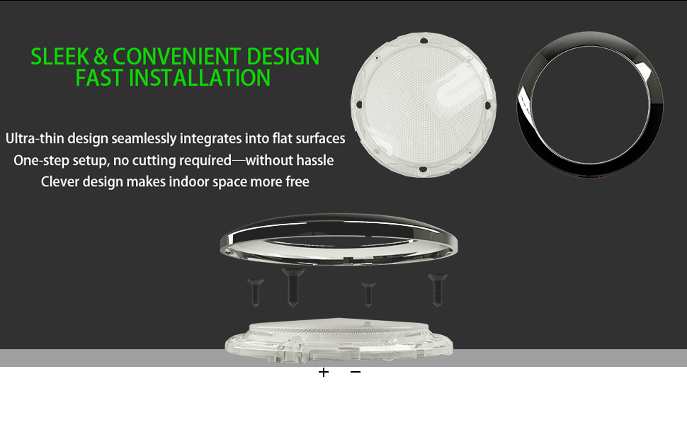 CE RV LED interior lights,12V RV light,car ceiling light