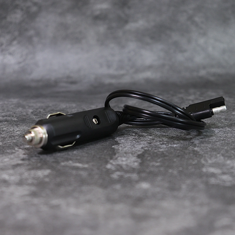 DAMAVO DC 電源コード延長シガレット ライター プラグから SAE コネクタ メイン