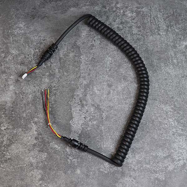 DAMAVO Custom braided coiled cable with terminals connector