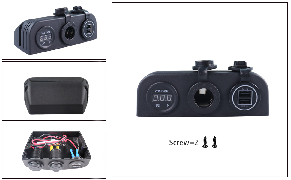 Marine-USB-Steckdose, 24-V-Steckdose, USB-Ladegerät Boot factory