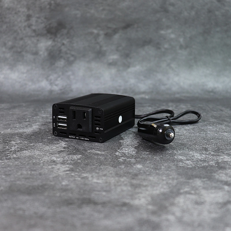 DAMAVO Kfz-Feuerzeug an Netzteil 12 V DC USB-Steckdose 12 Volt bis 110