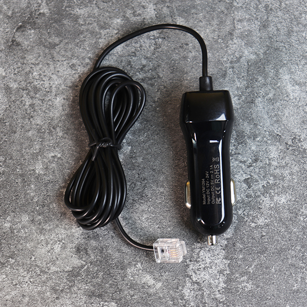 DAMAVO USB Car charger cigarette lighter plug 24v to 12v with cable
