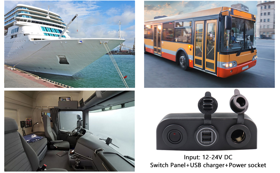 RV 12V outlet, 12V female plug, boat 12V outlet factory