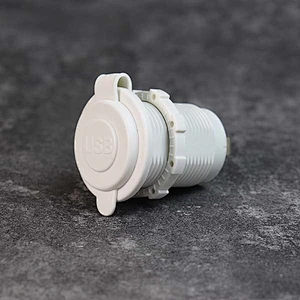 DAMAVO Sepeda Motor ganda USB port pemantik mobil adaptor daya 12V outlet OEM
