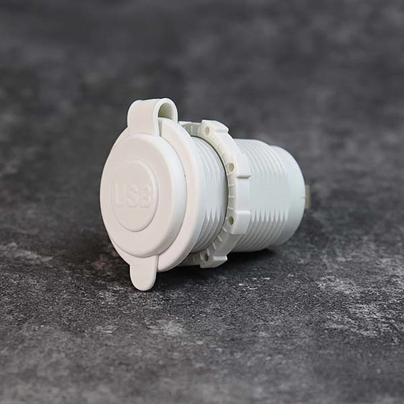 DAMAVO Sepeda Motor ganda USB port pemantik mobil adaptor daya 12V outlet OEM
