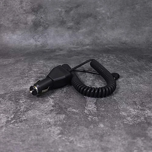 DAMAVO Coiled power cord car DC plug cigarette lighter charger
