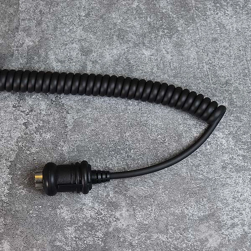 DAMAVO Custom mini XLR สายเคเบิลต่อขยาย 8 แกนขดลวด Assembly