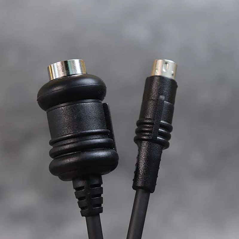 DAMAVO Custom mini XLR สายเคเบิลต่อขยาย 8 แกนขดลวด Assembly