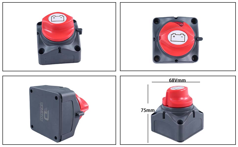 heavy duty battery disconnect switch, battery master switch, 12v battery isolator switch factory