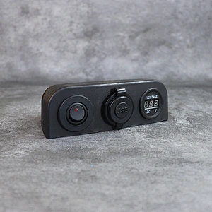 DAMAVO cigarette lighter switch adapter dashboard car USB plug for car