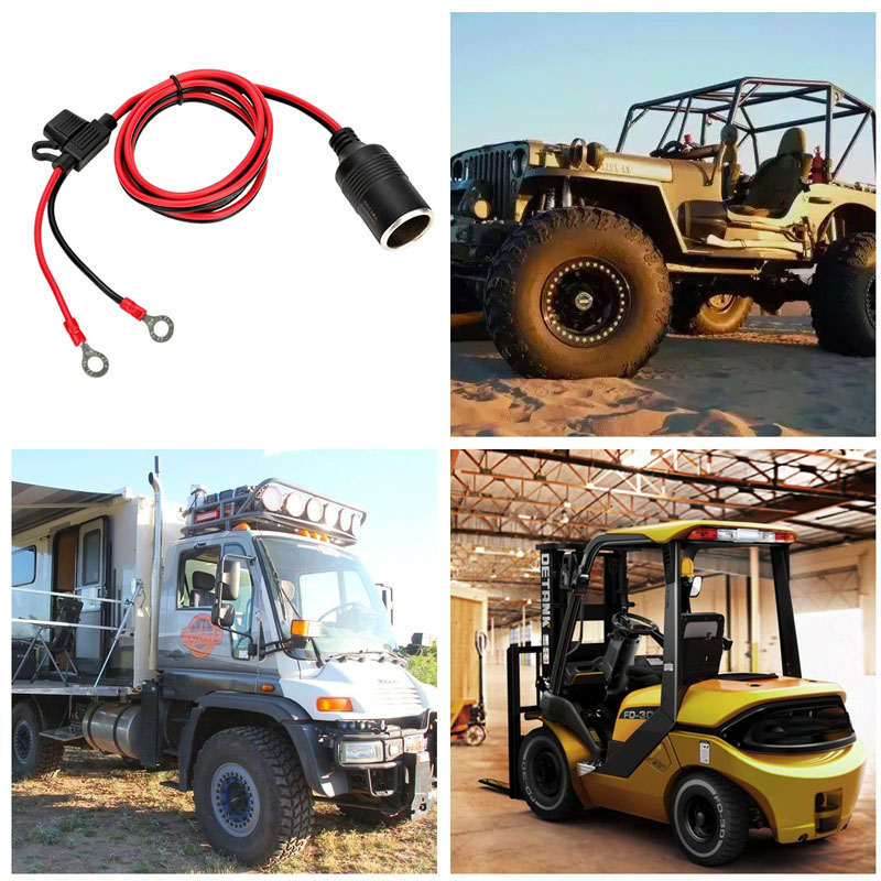 fuse cable,car adapter to plug socket,power cable with fuse Best