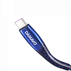 Kabel pengisi daya USB DAMAVO kabel microusb Braid USB kabel daya