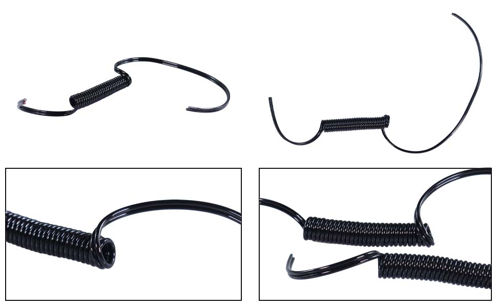 DAMAVO coiled power cord, coiled cord wire, coiled cable manufacturer
