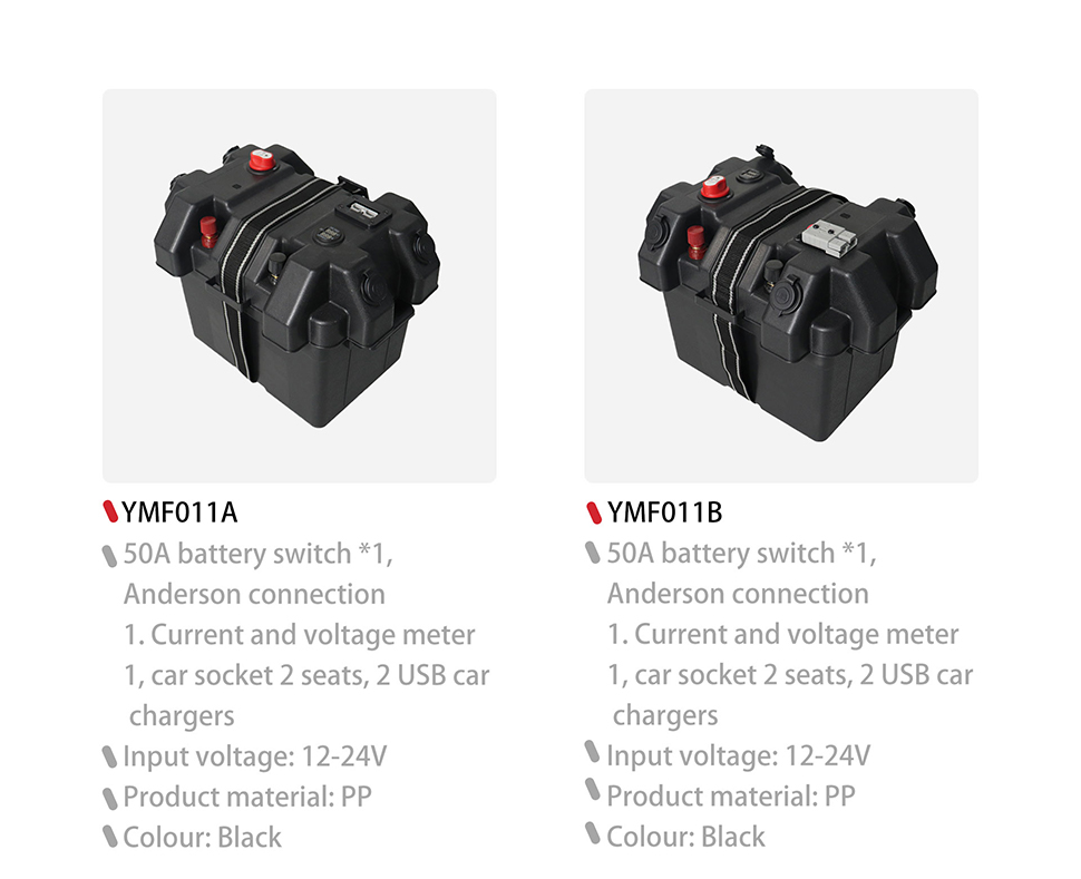 DAMAVO trailer battery box, car battery box, camper battery box,Factory