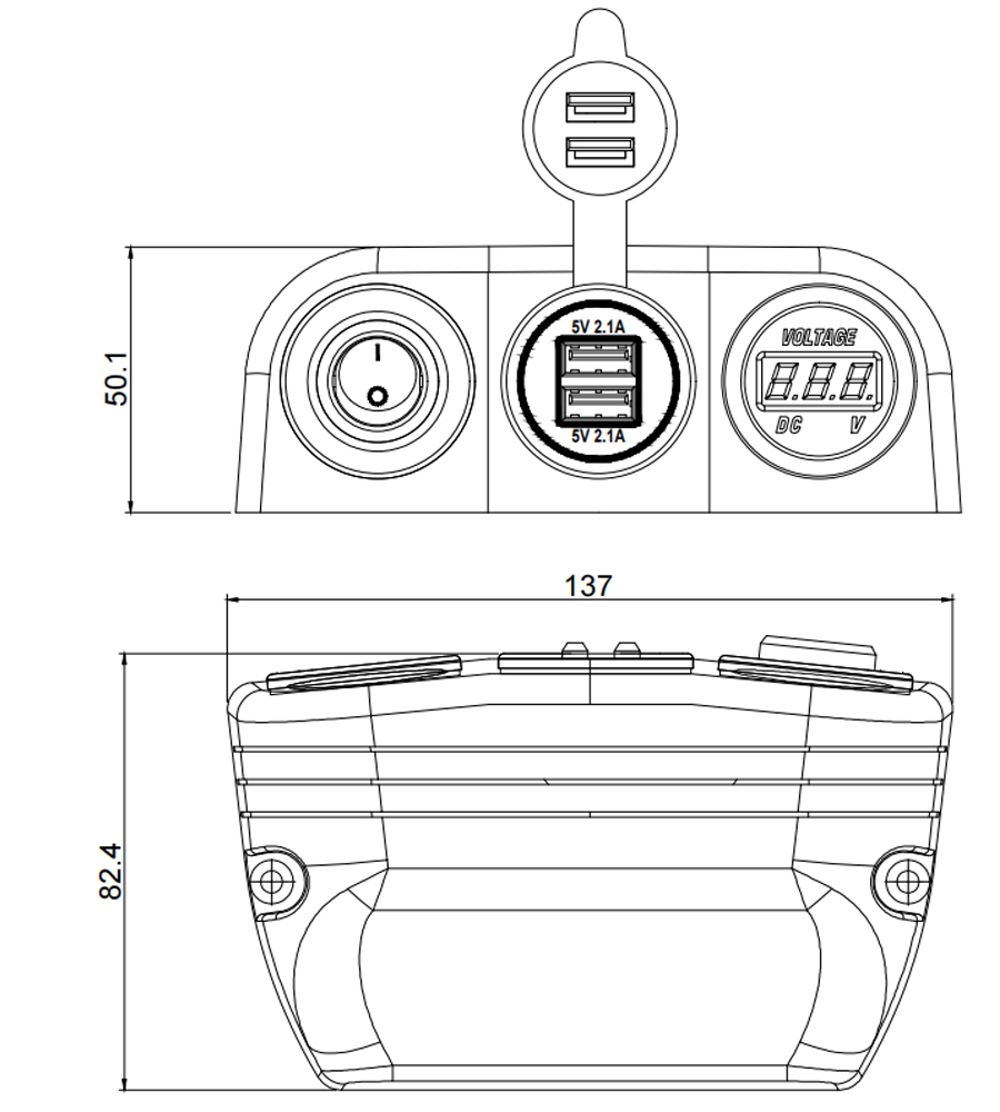 Zigarettenanzünder-Adapter, Auto-USB-Stecker, USB-Stecker für Auto factory from DAMAVO